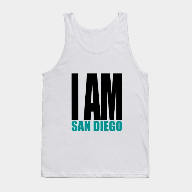 I am San Diego Tank Top by INKUBATUR